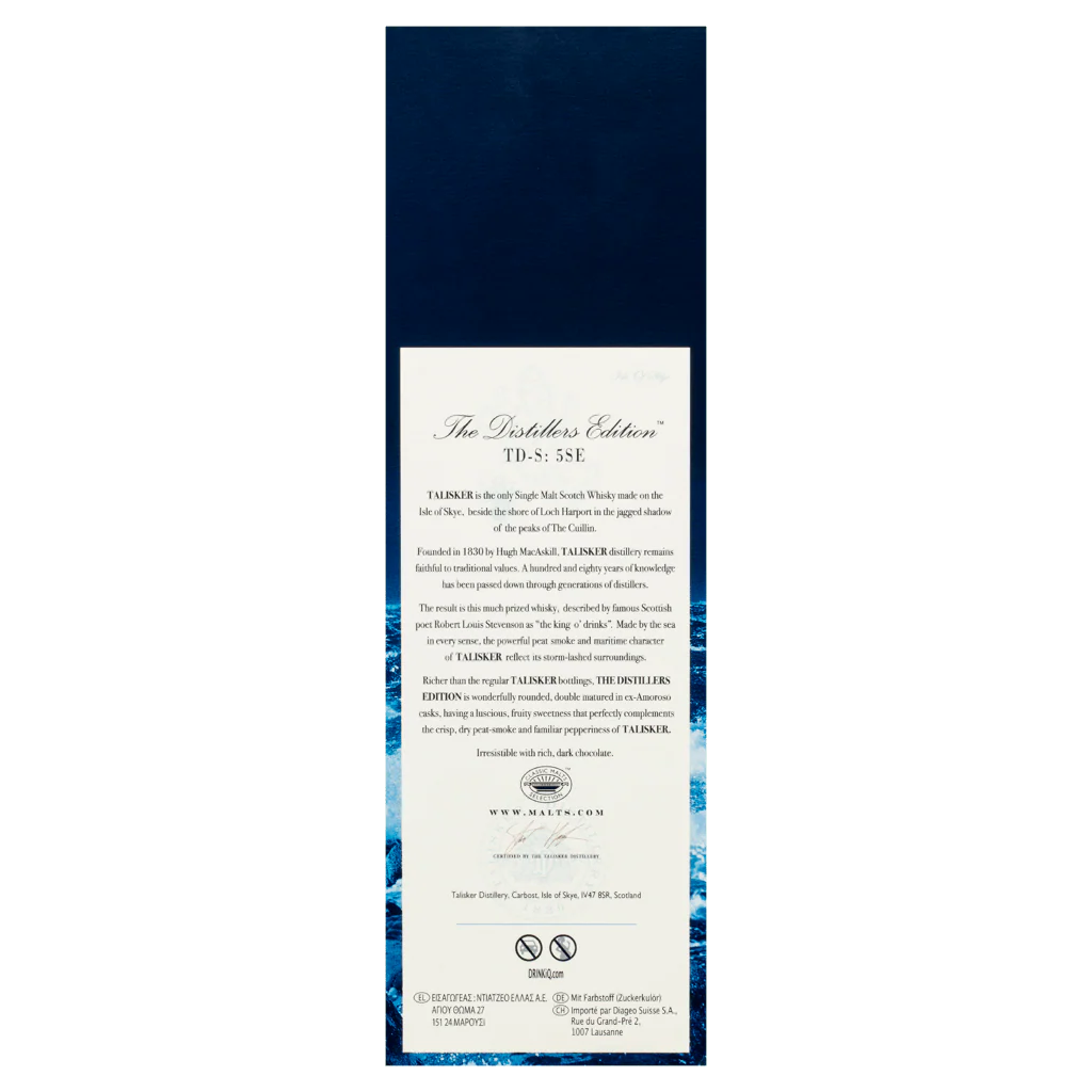 Talisker Distillers Edition 2009/2019 Single Malt Scotch Whisky 700ml - Image 5