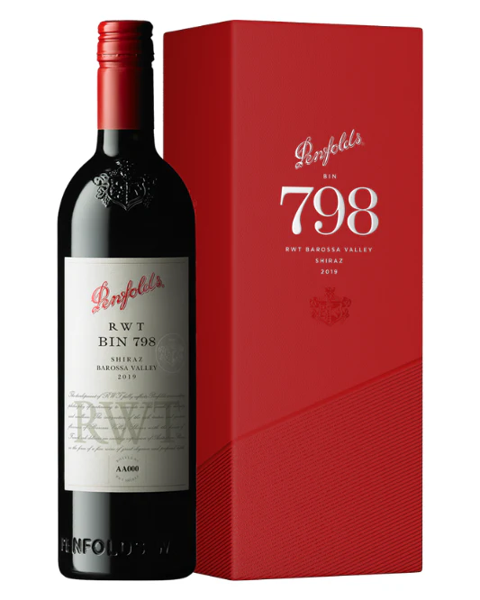 2019 Penfolds RWT Bin 798 Shiraz 750ml Gift Box