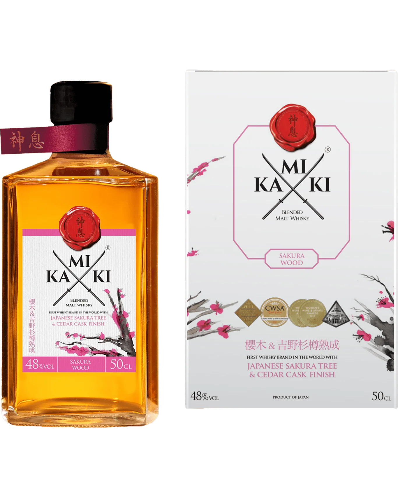 KAMIKI JAPANESE WHISKY SAKURA .500