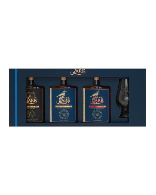 Lark Whisky Tasting Flight 3×100ml+Glencairn Glass