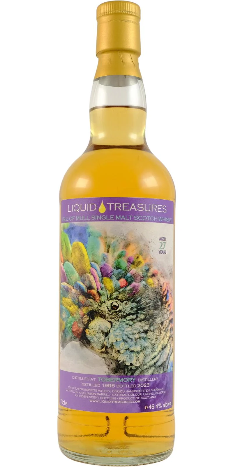 Tobermory 27 yo 1995 (46,4%, Liquid Treasures 2023, bourbon barrel)
